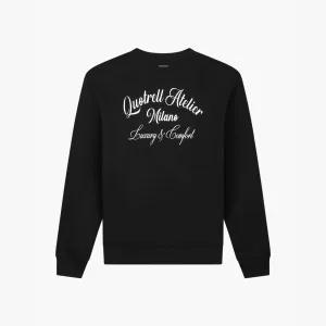 ATELIER MILANO CREWNECK | BLACK/WHITE