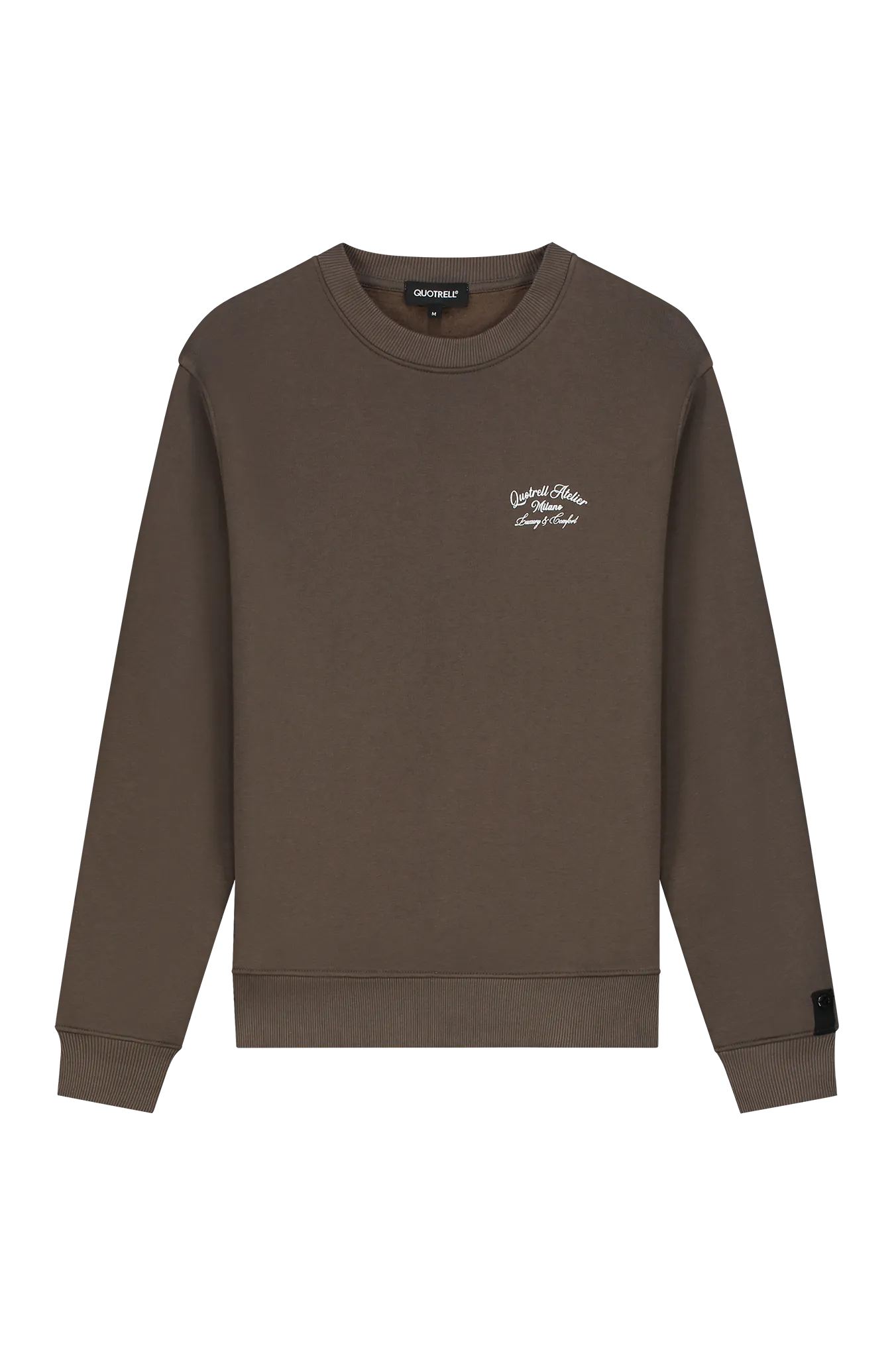 ATELIER MILANO CREWNECK | BROWN/WHITE