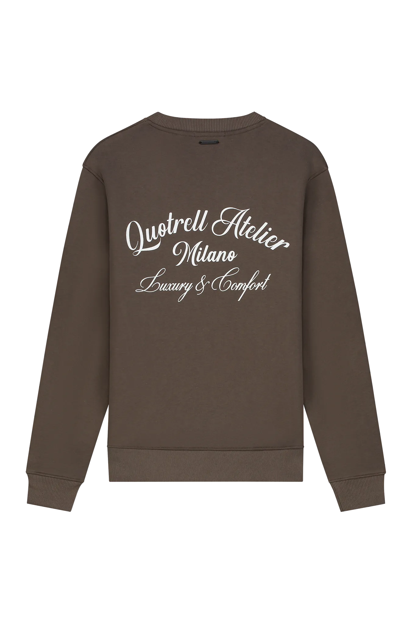 ATELIER MILANO CREWNECK | BROWN/WHITE