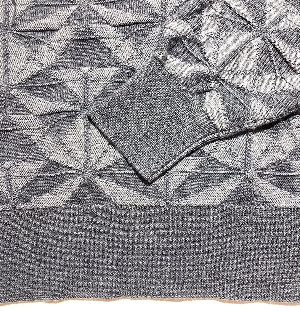 ATLAS MERINO TURTLE NECK PULLOVER in GREYS