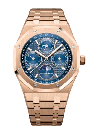 Audemars Piguet - Royal Oak Perpetual Calendar White Ceramic Pink Gold