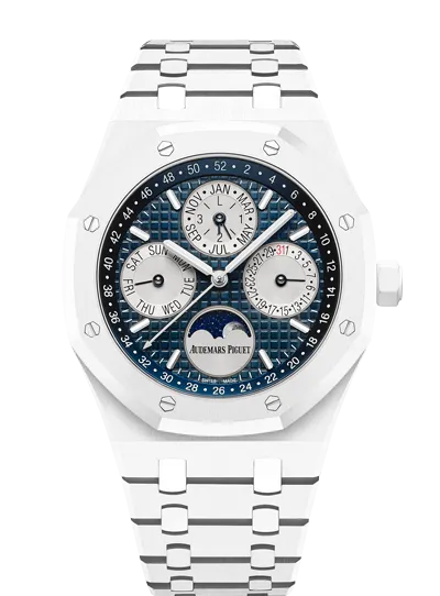 Audemars Piguet - Royal Oak Perpetual Calendar White Ceramic