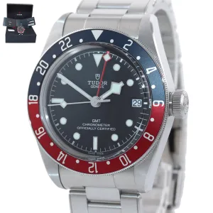 AUG 2020 NEW PAPERS Tudor Black Bay GMT Pepsi 79830RB 41mm Steel Watch Box