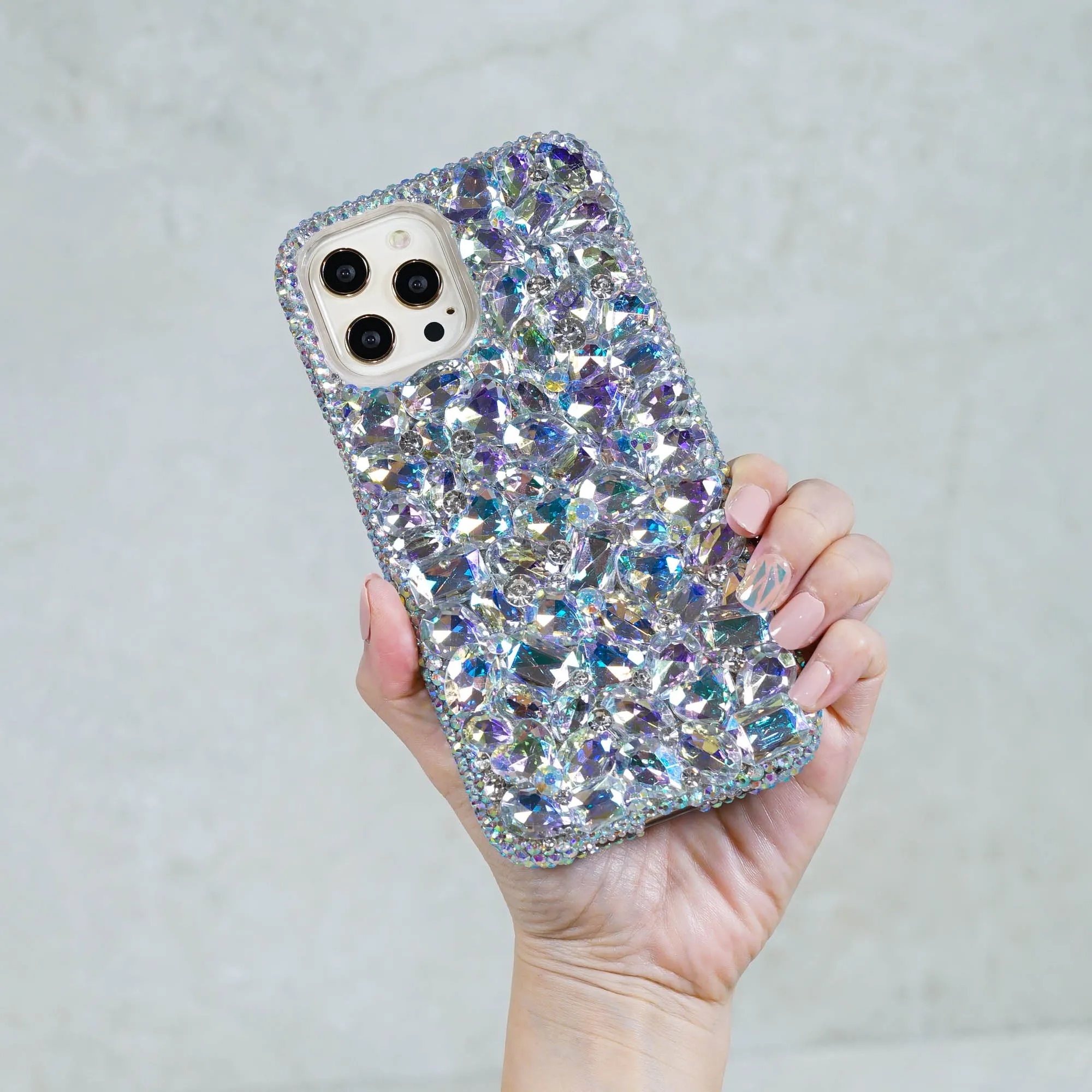 Aurora Borealis Crystals and Stones Design (Style 858)