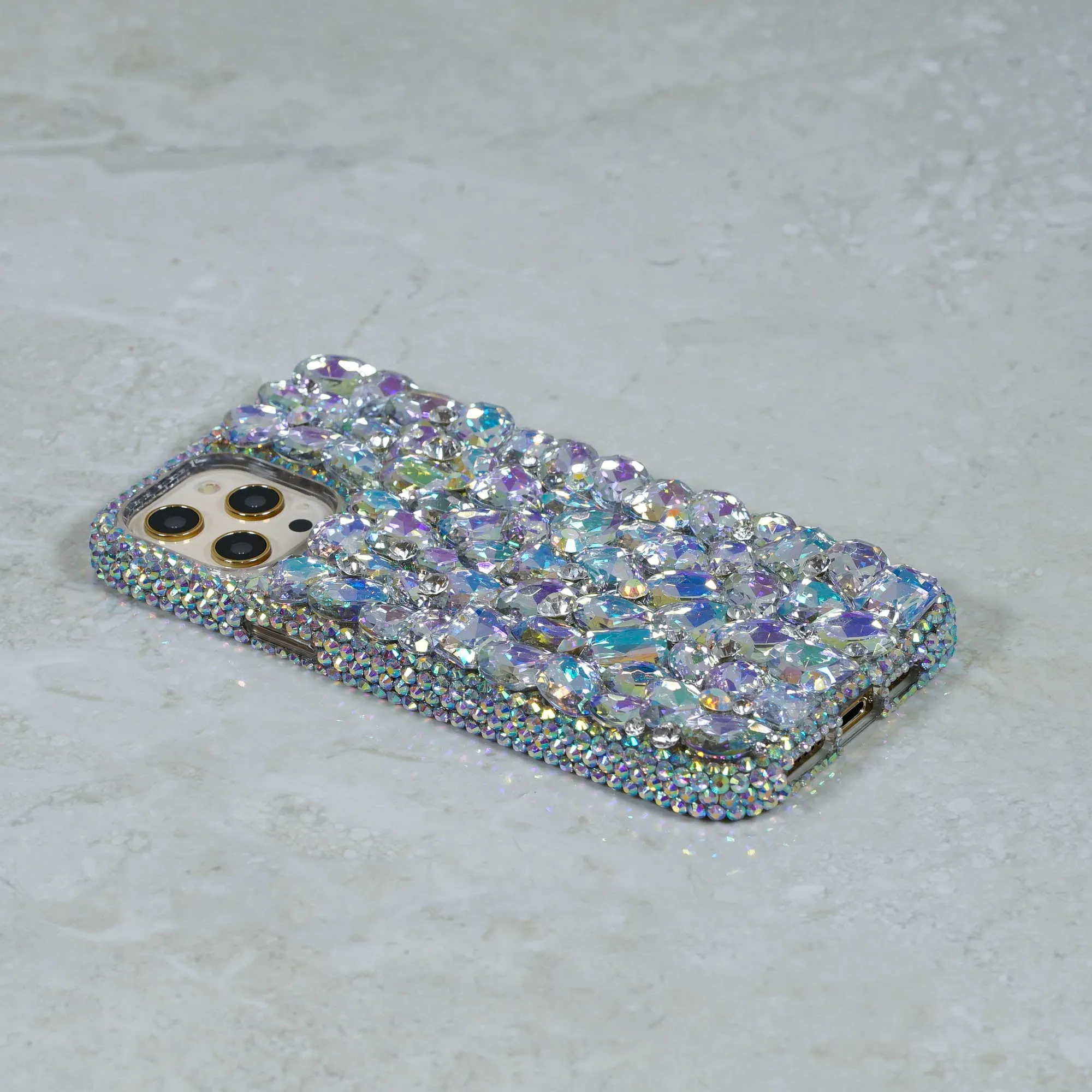 Aurora Borealis Crystals and Stones Design (Style 858)