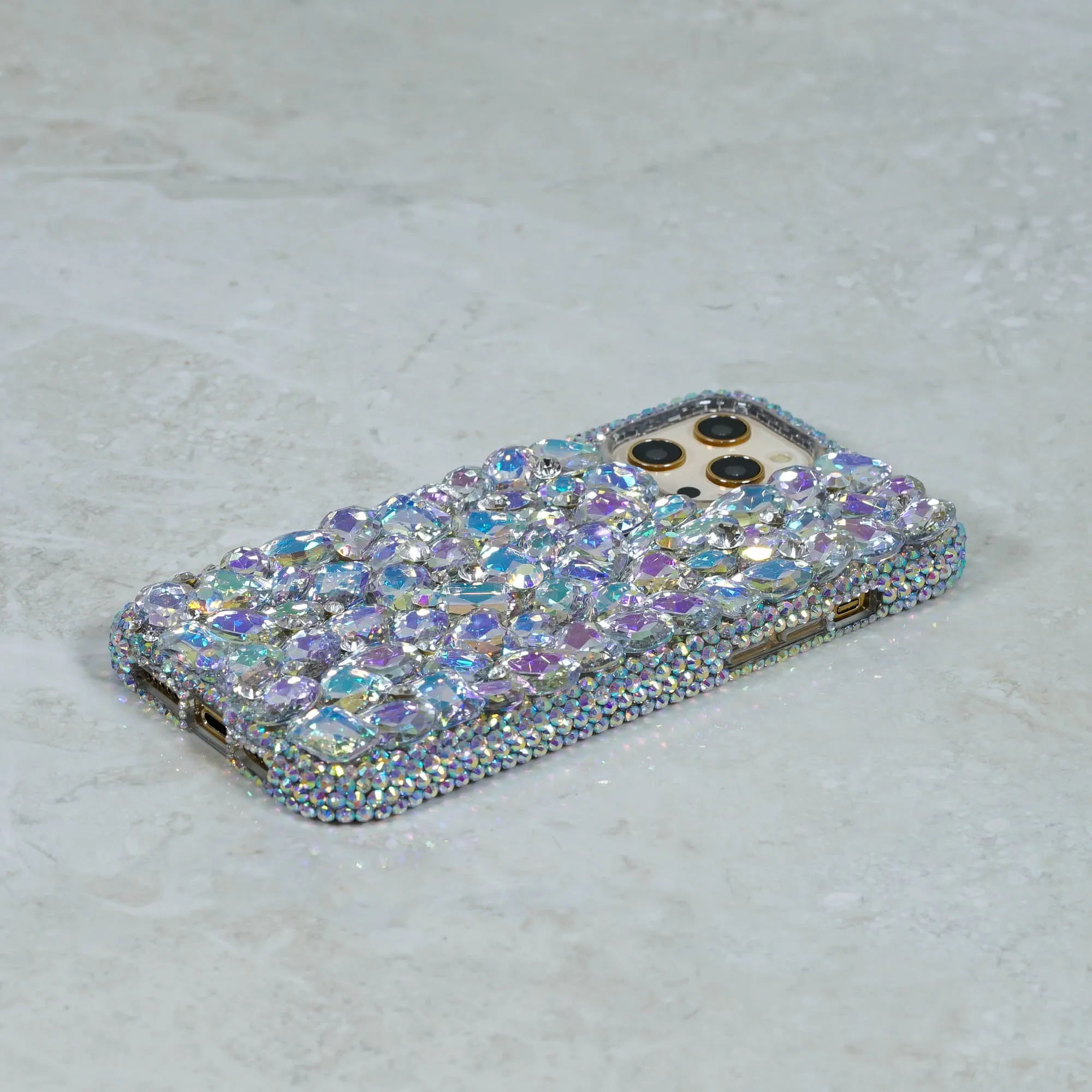Aurora Borealis Crystals and Stones Design (Style 858)
