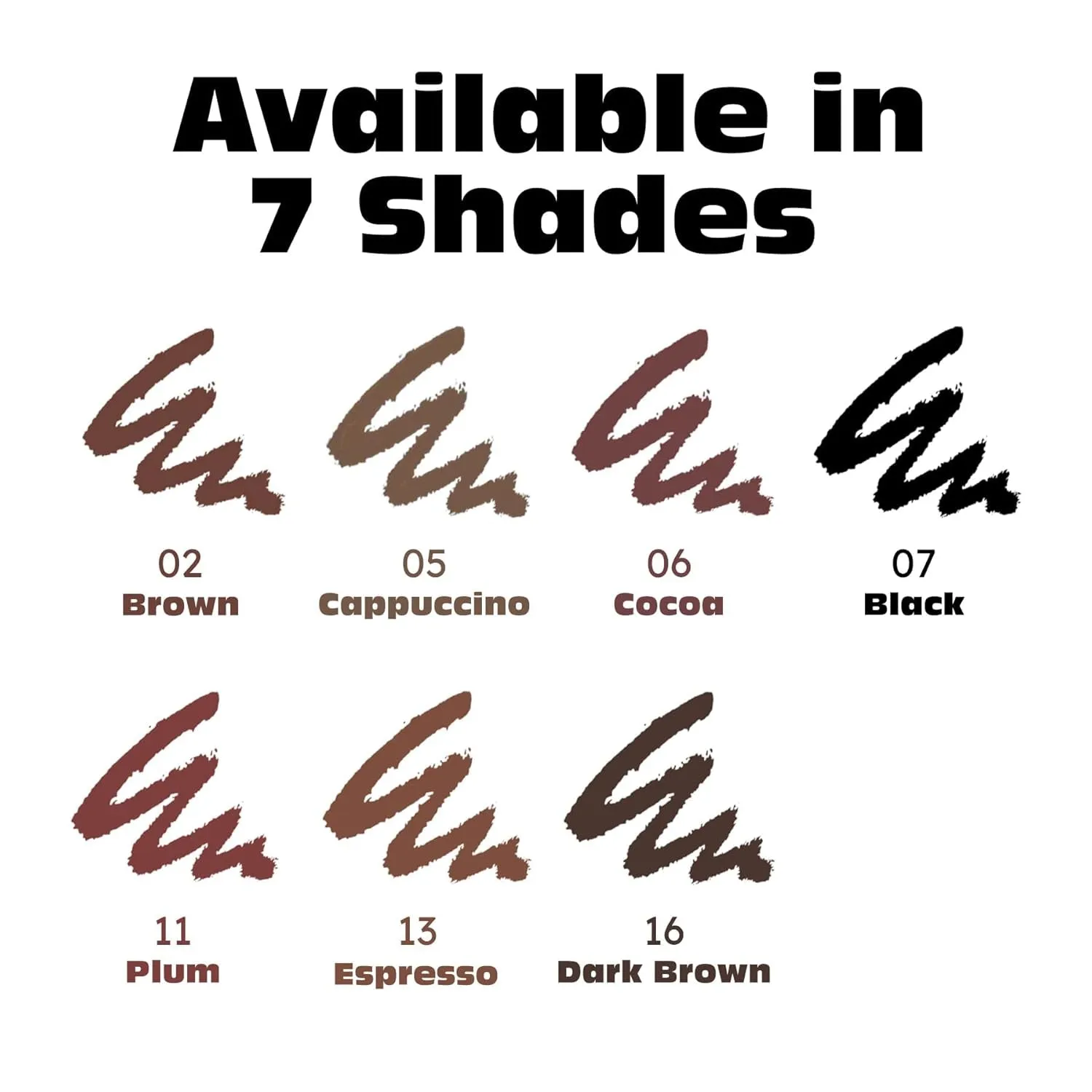 Auto Lip Liner Pencil, Long Lasting & Non-Fading, Smooth Application, Non-Feathering with Rich Color, No Sharpener Needed, Ideal for Full Lips Look (Dark Brown) (3 PACK)