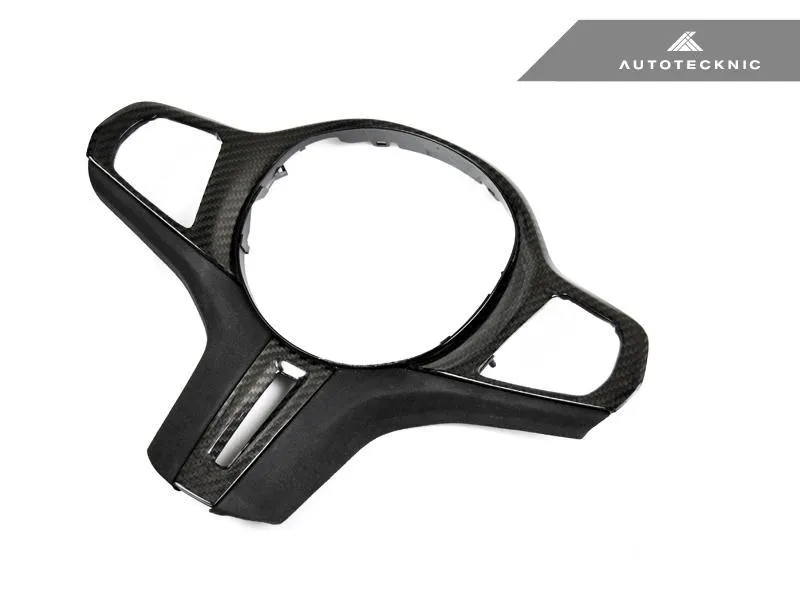 AutoTecknic F91 / F92 / F93 M8 - Carbon Alcantara Steering Wheel Trim