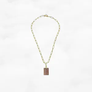 Autumn Strawberry Quartz Necklace