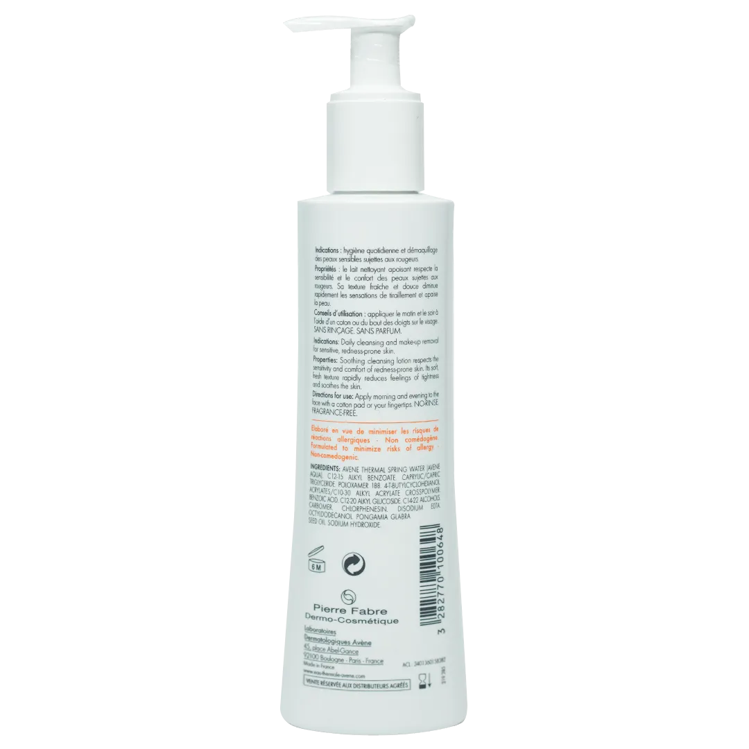 Avene Antirougeurs Clean Soothing Cleansing Lotion 200mL