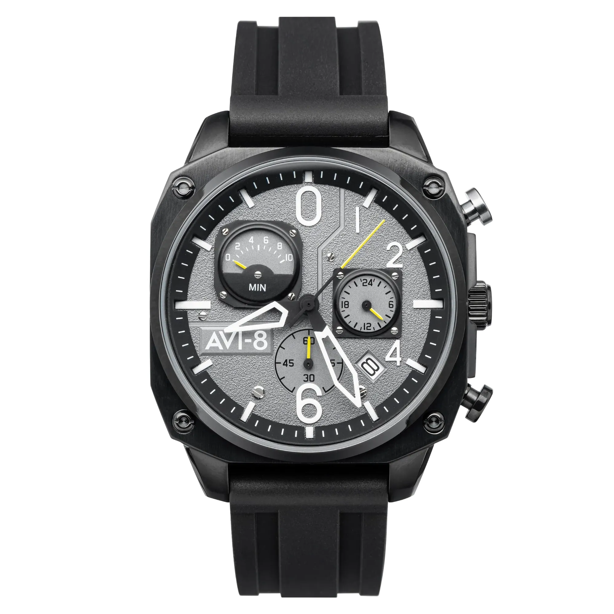 AVI-8 Hawker Hunter Retrograde Chronograph Tactical Black Men's watch