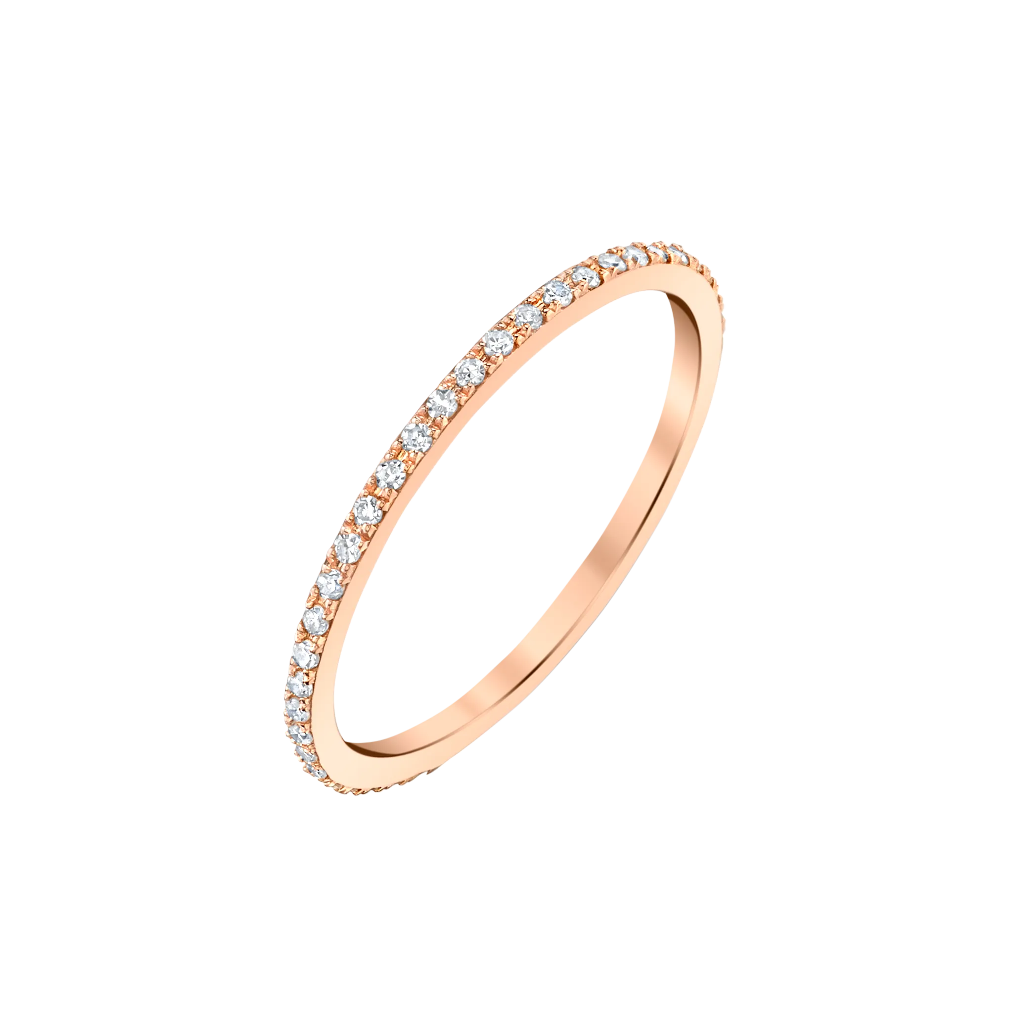 Axis Ring with White Pavé Diamonds