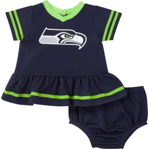 Baby Girls Seahawks Dress & Diaper Cover Set