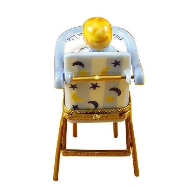 Baby High Chair Blue