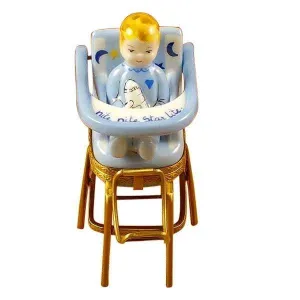 Baby High Chair Blue