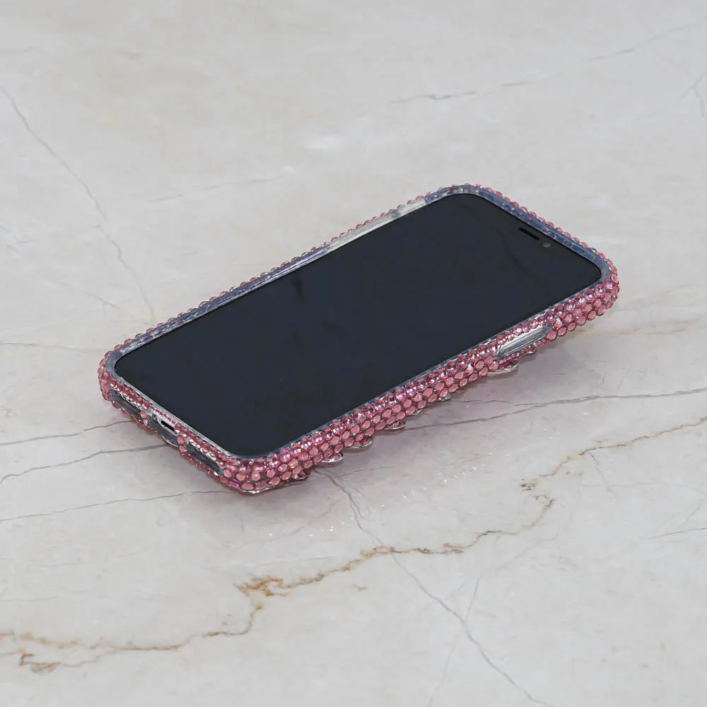 Baby Pink Crystals and Stones With Crown Design (Style 863)