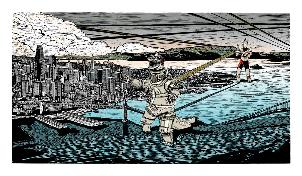 Back in the Bay Digital Print