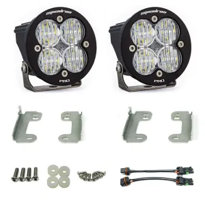 Baja Designs Jeep JK Squadron-R Pro Fog Pocket Light Kit - Jeep 2010-18 Wrangler JK w/ Standard OE Bumper