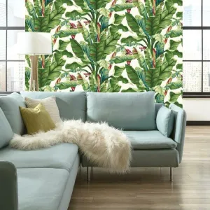Banana Leaf Wallpaper (60 SqFt)