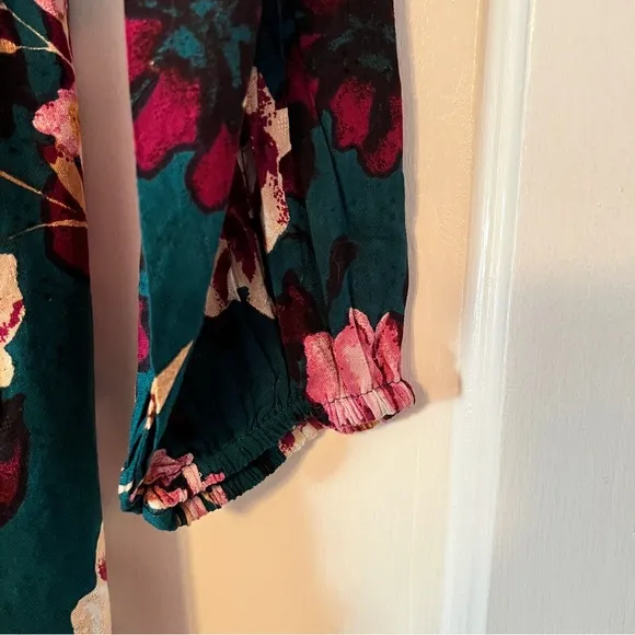 Band of the Free Floral Wrap Dress