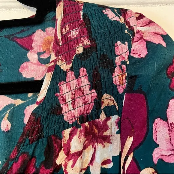 Band of the Free Floral Wrap Dress