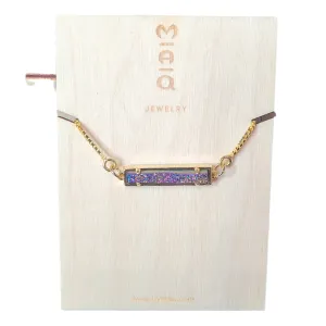 Bar Druzy Bracelet