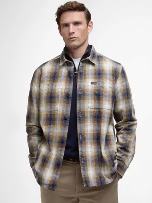 BARBOUR Sandside Check Overshirt - Mens - Classic Navy
