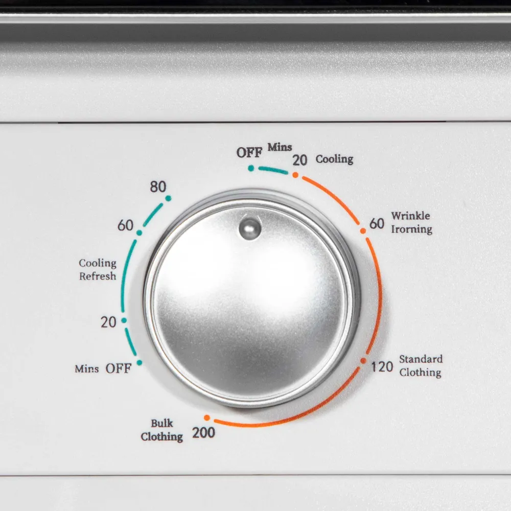 Baridi 2.5kg Small Tumble Dryer with Mechanical Controls - White - A