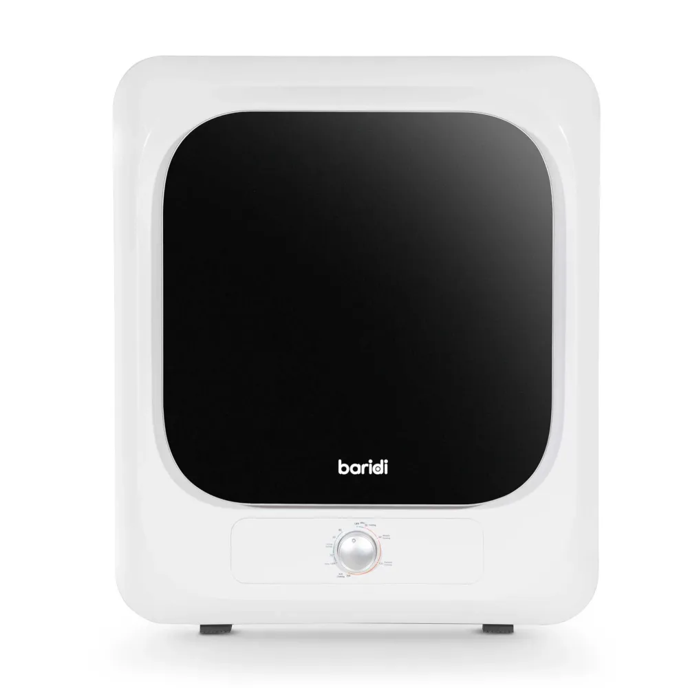 Baridi 2.5kg Small Tumble Dryer with Mechanical Controls - White - A