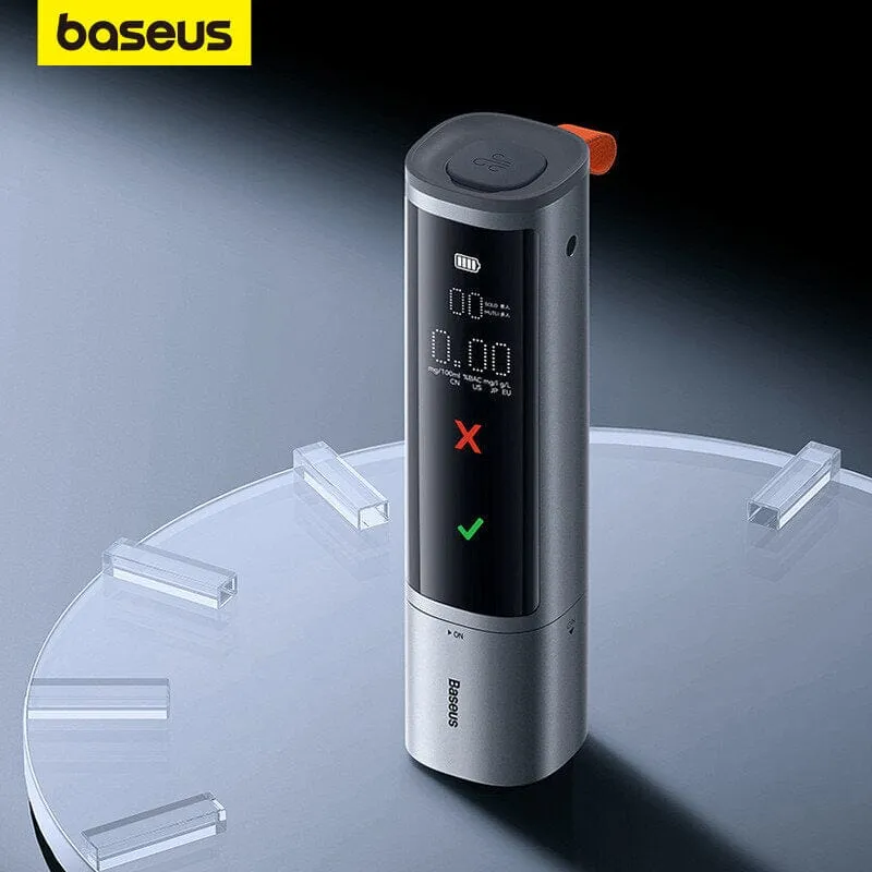 Baseus Alcohol Tester Professional Breathalyzer Alcotest With LED Display Dual Mode Switch