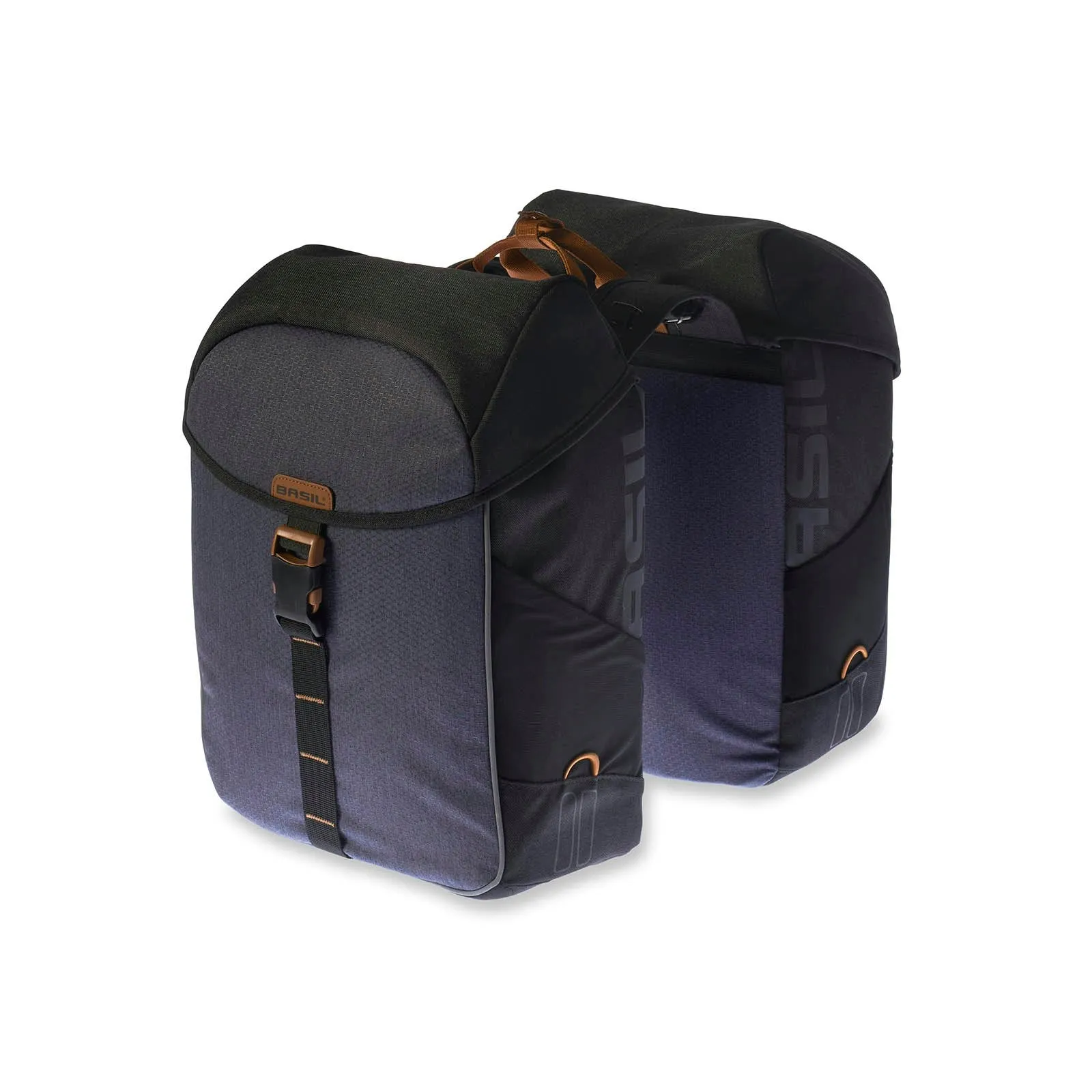 Basil Miles Double Bag 34L Black Slate
