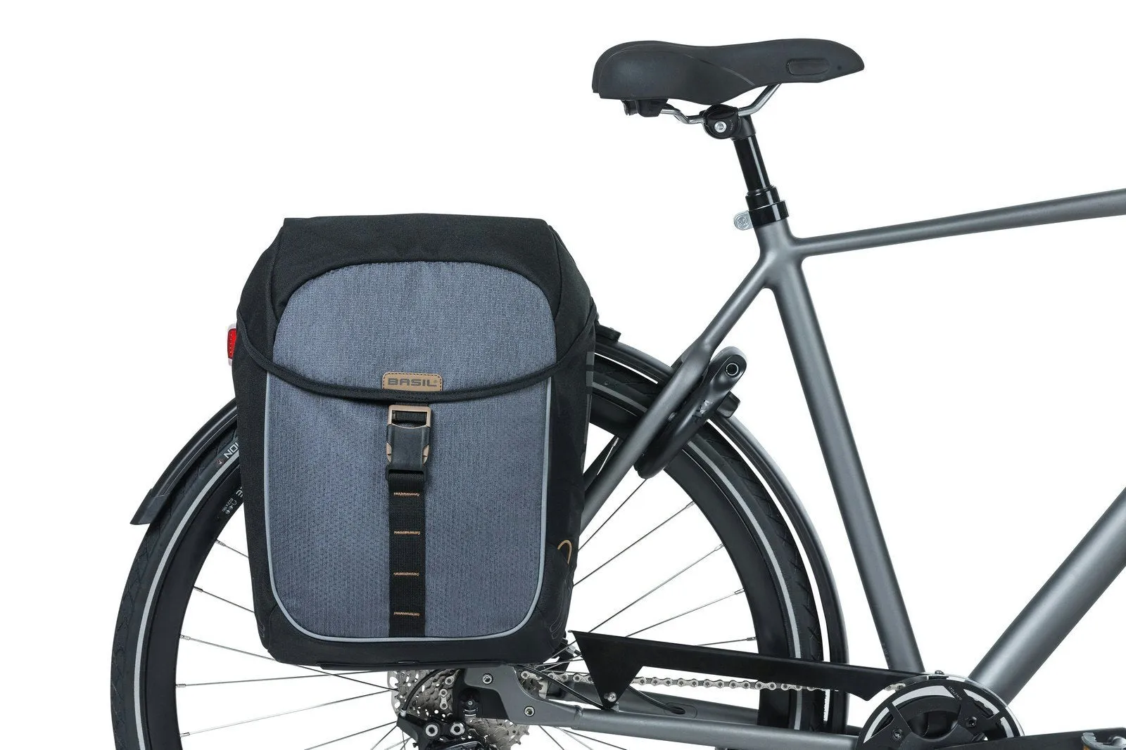 Basil Miles Double Bag 34L Black Slate