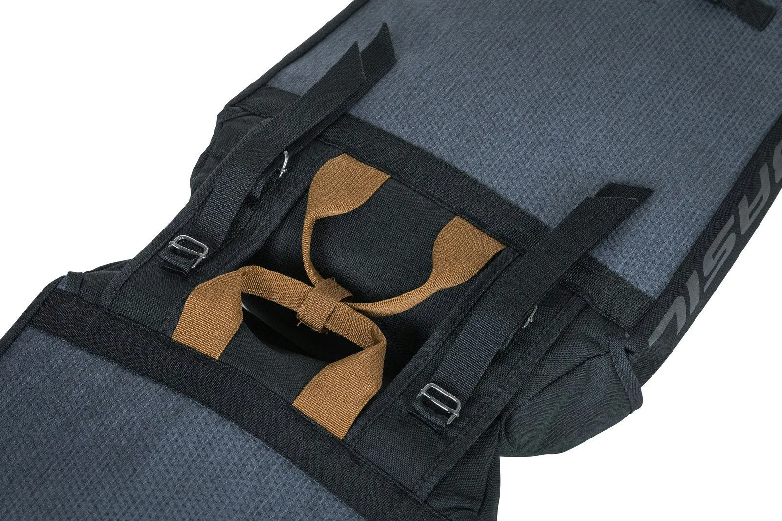 Basil Miles Double Bag 34L Black Slate