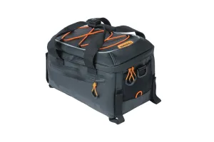 Basil Miles Tarpaulin Bicycle Trunkbag Black Orange 7L
