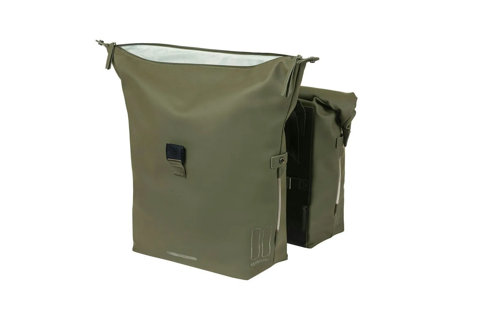 Basil SoHo Double Bag Nordlicht Moss Green 41L