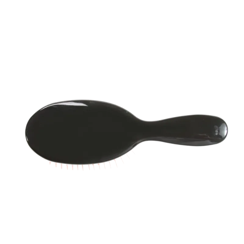 Bass Brushes -   Elite Small - Purse Size Acrylic Handle Alloy Pin