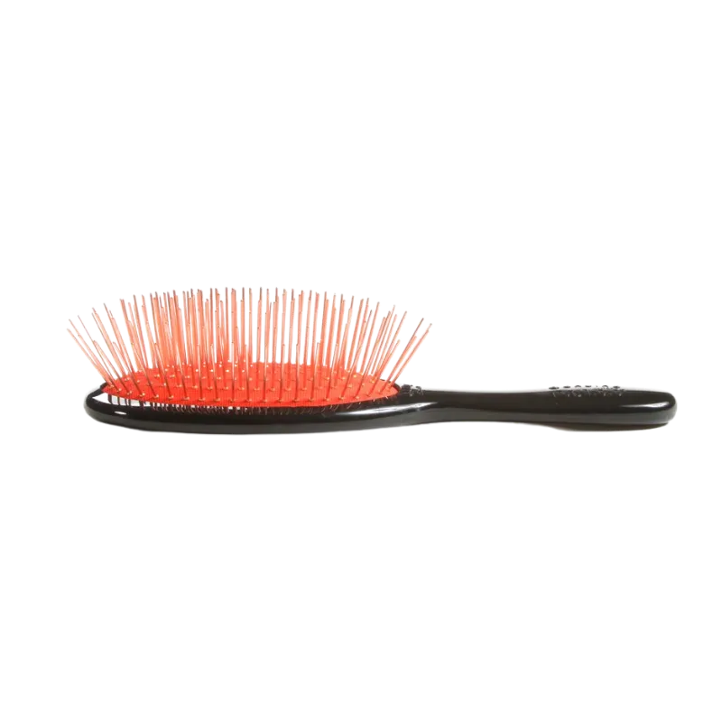 Bass Brushes -   Elite Small - Purse Size Acrylic Handle Alloy Pin