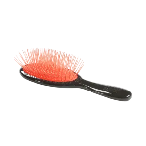 Bass Brushes -   Elite Small - Purse Size Acrylic Handle Alloy Pin