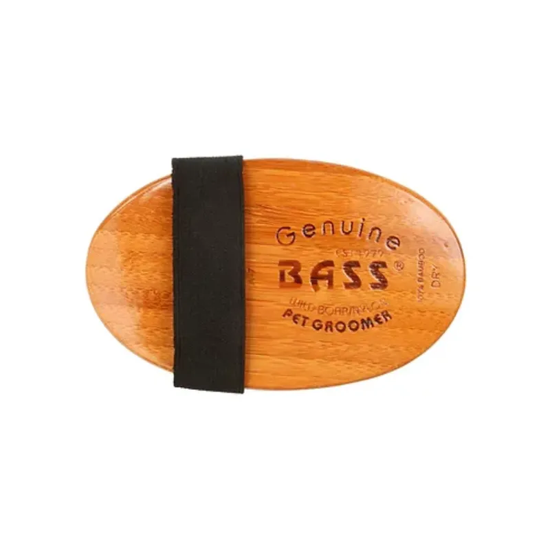 Bass Brushes -  Shine & Condition Pet Brush, Natural Bristle & Nylon Pin