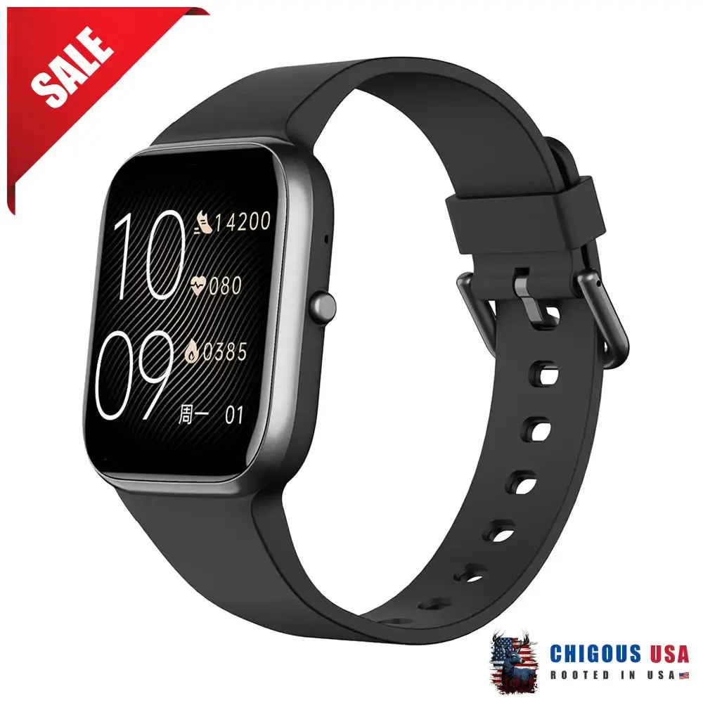 Bearscome BCF57 Blood Sugar Blood Pressure Heart Rate Blood oxygen Sleep Monitoring Waterproof Smartwatch