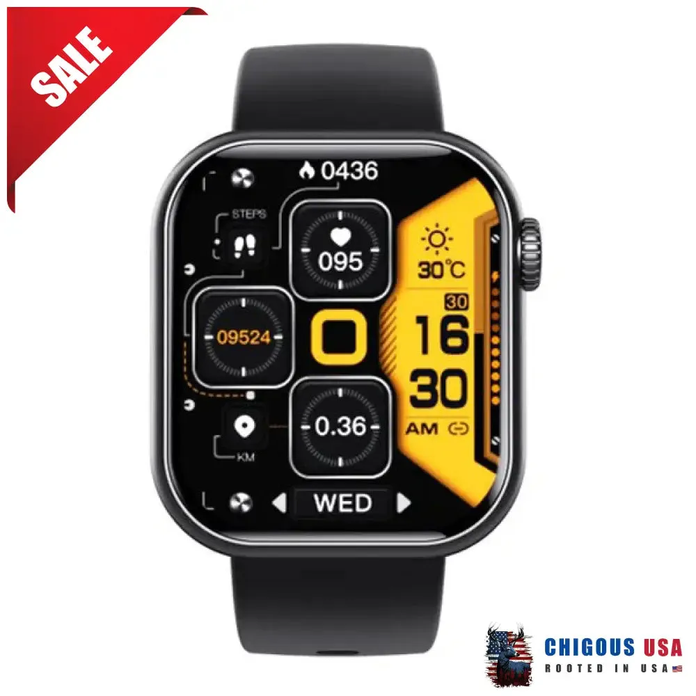 Bearscome BCF57 Blood Sugar Blood Pressure Heart Rate Blood oxygen Sleep Monitoring Waterproof Smartwatch