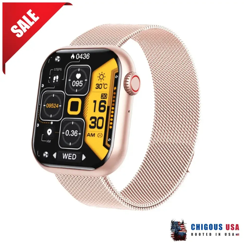 Bearscome BCF57 Blood Sugar Blood Pressure Heart Rate Blood oxygen Sleep Monitoring Waterproof Smartwatch