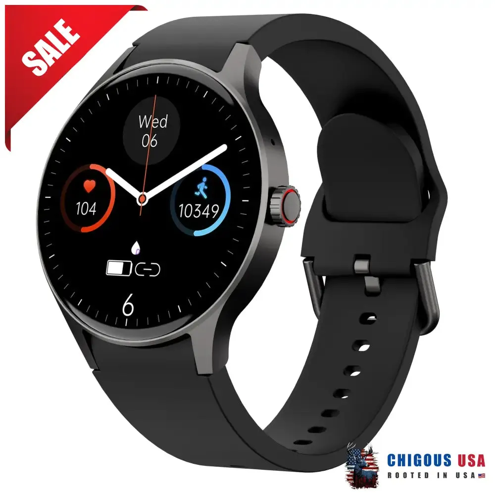 Bearscome BCF57 Blood Sugar Blood Pressure Heart Rate Blood oxygen Sleep Monitoring Waterproof Smartwatch