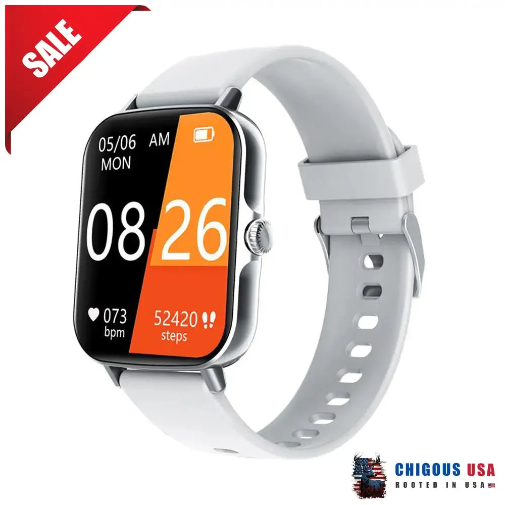 Bearscome BCF57 Blood Sugar Blood Pressure Heart Rate Blood oxygen Sleep Monitoring Waterproof Smartwatch