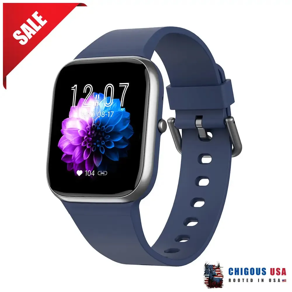 Bearscome BCF57 Blood Sugar Blood Pressure Heart Rate Blood oxygen Sleep Monitoring Waterproof Smartwatch