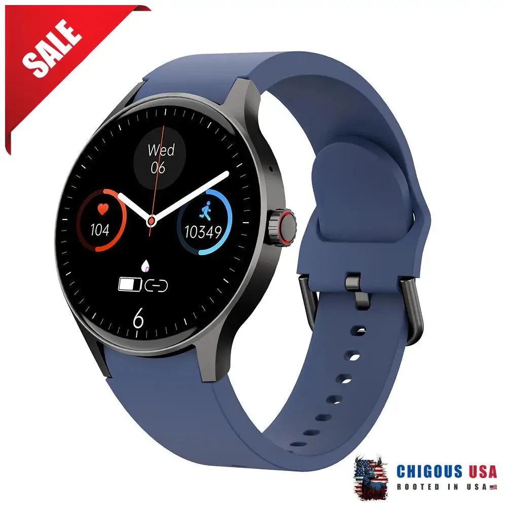 Bearscome BCF57 Blood Sugar Blood Pressure Heart Rate Blood oxygen Sleep Monitoring Waterproof Smartwatch