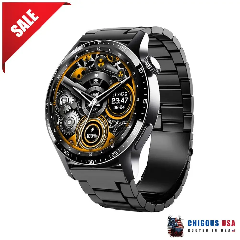 Bearscome BCF57 Blood Sugar Blood Pressure Heart Rate Blood oxygen Sleep Monitoring Waterproof Smartwatch