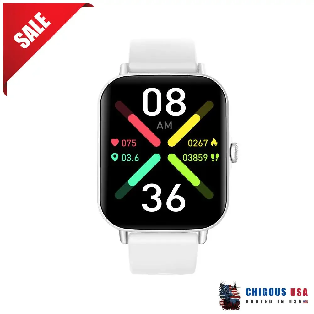 Bearscome BCF57 Blood Sugar Blood Pressure Heart Rate Blood oxygen Sleep Monitoring Waterproof Smartwatch
