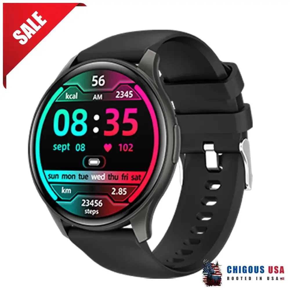 Bearscome BCF57 Blood Sugar Blood Pressure Heart Rate Blood oxygen Sleep Monitoring Waterproof Smartwatch