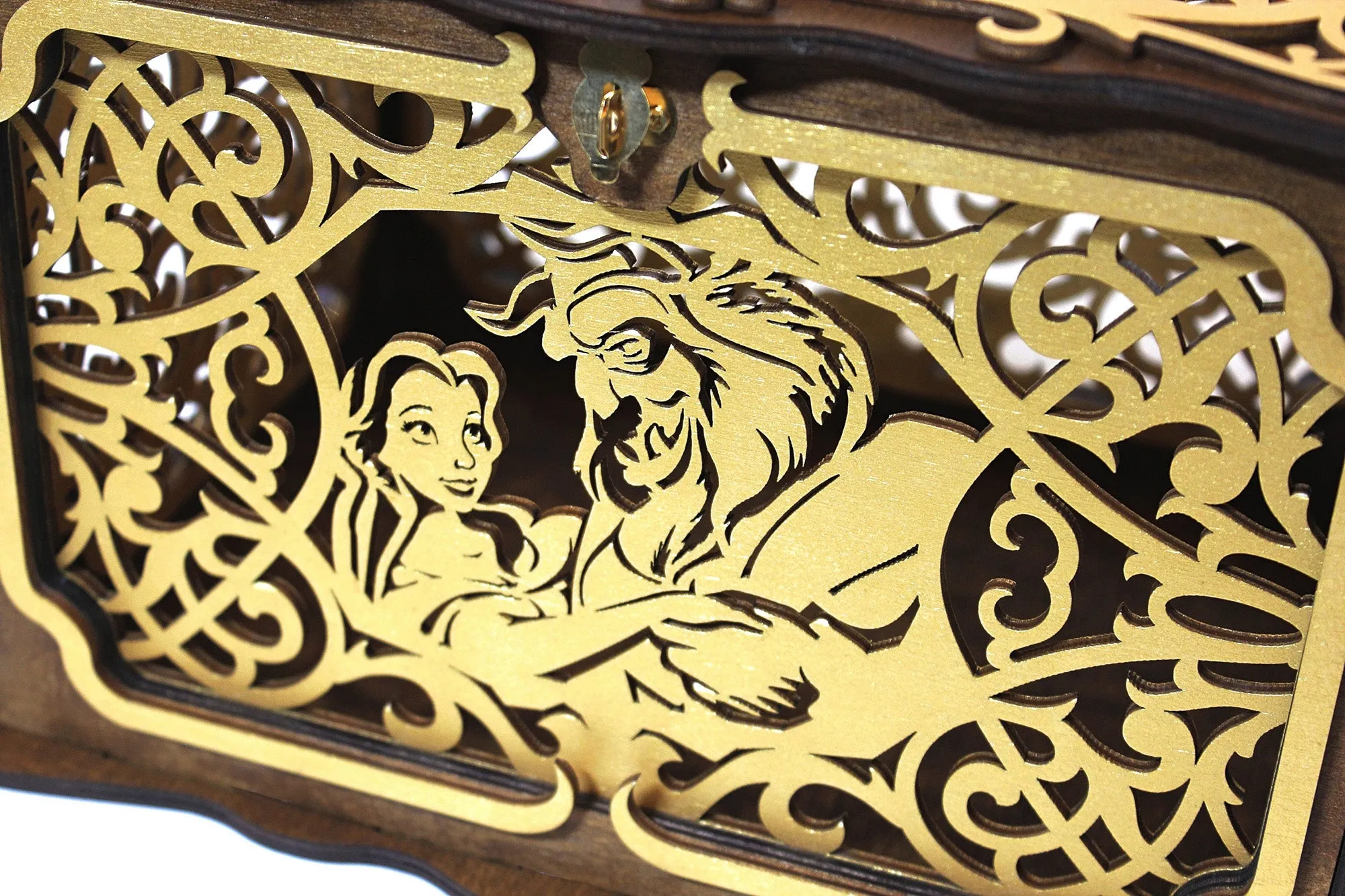 Beauty Beast Wedding Card Box, Tale As Old As Time handmade